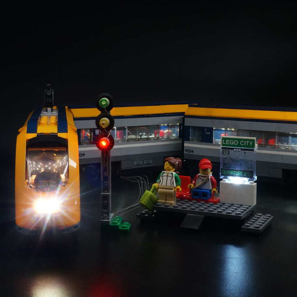  YEABRICKS LED Light for Lego-60337 City Express Passenger Train  Building Blocks Model (Lego Set NOT Included) : Toys & Games