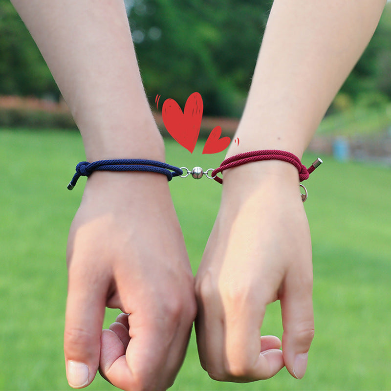 Ocean and Mountain Magnetic Bracelets Set