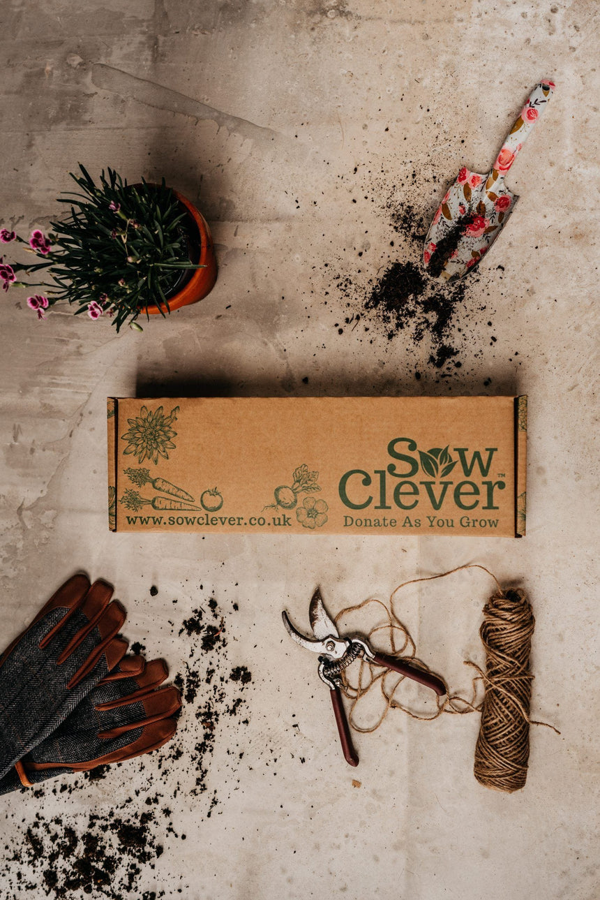 tweed gardening gloves