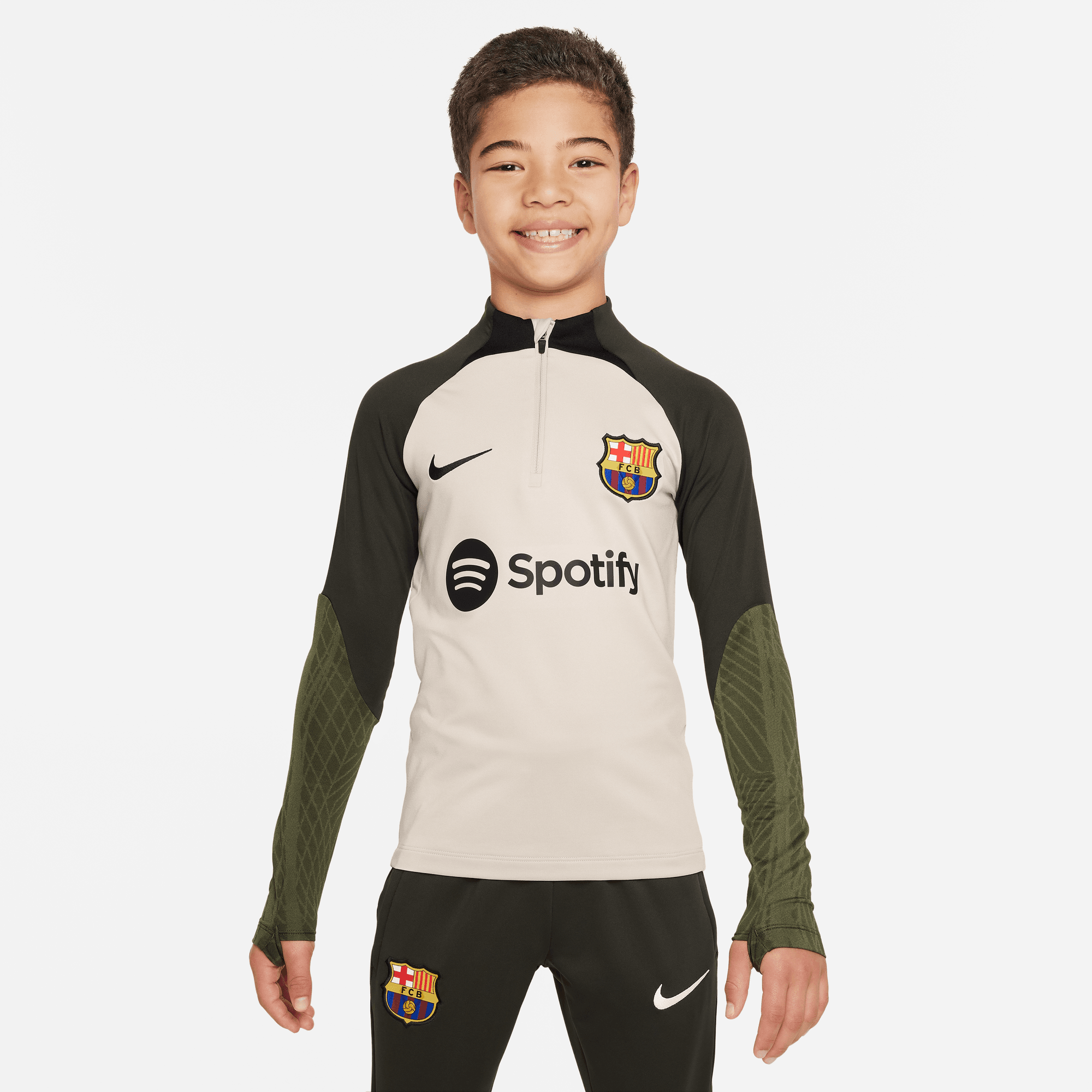 Shop Boys FC Barcelona Dr-Fit Strike Drill Top From Nike Online SPORT