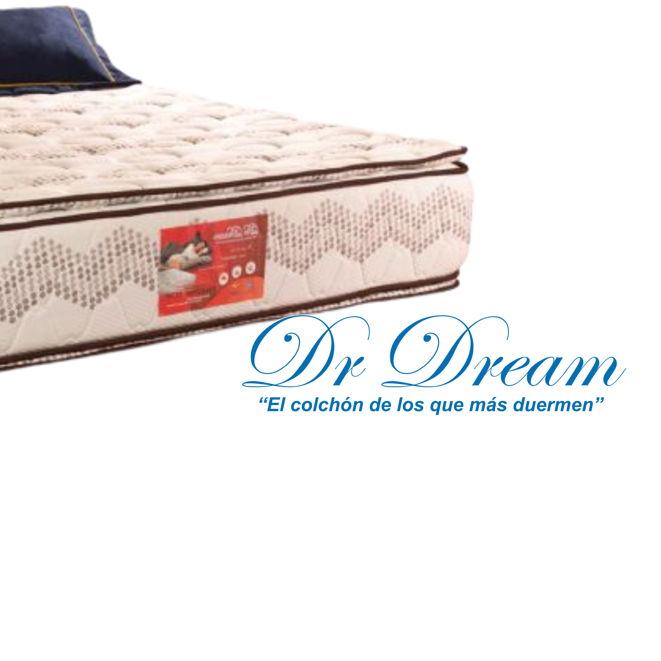 Colchón R100 Doble Pillow Queen 180x190 Ortopédico Semifirme RAMBLER
