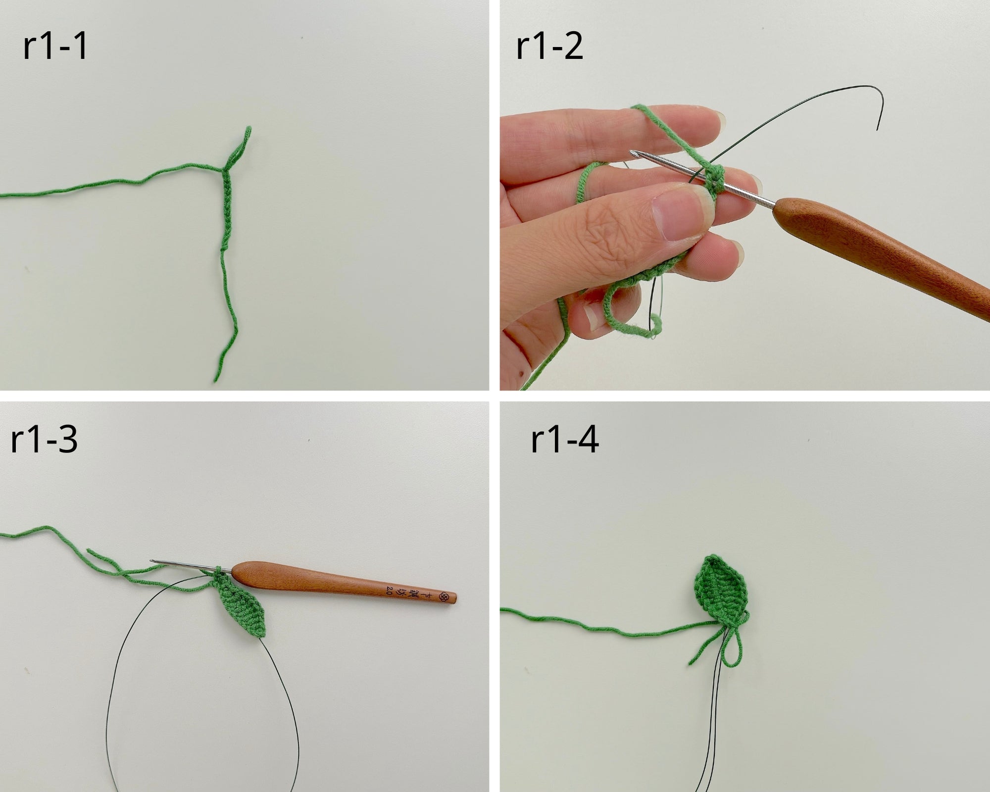 How to Crochet Leaves-r1