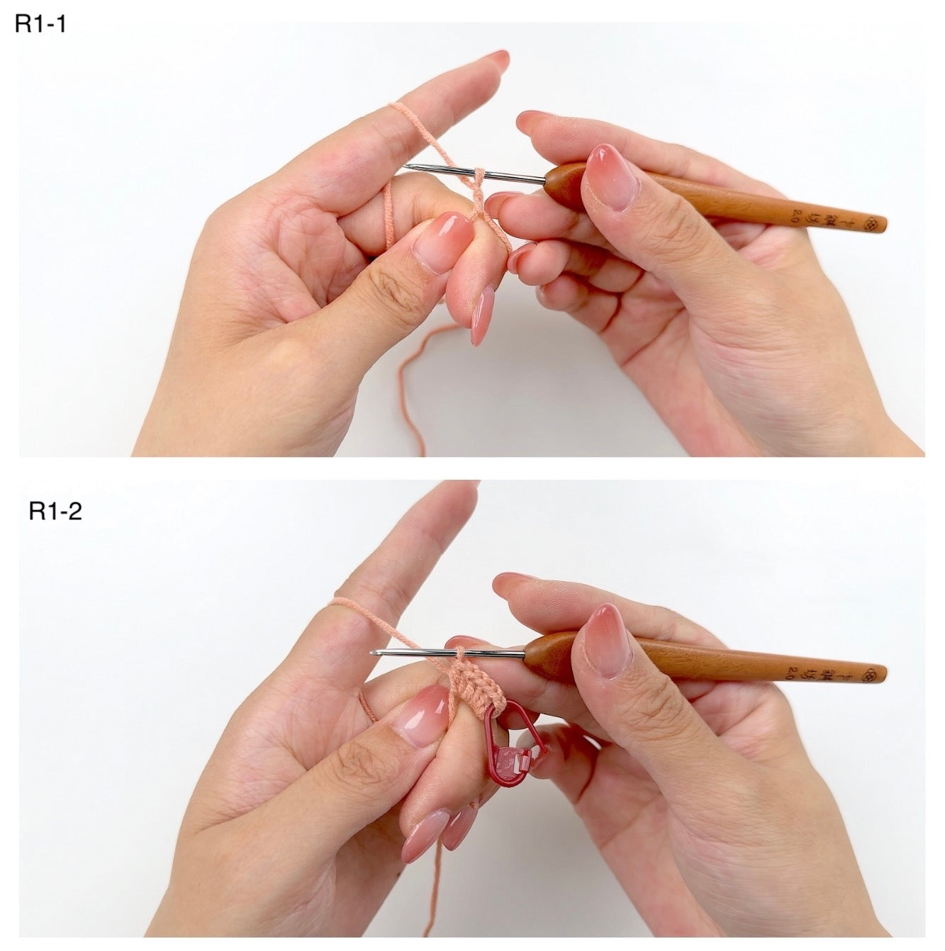 How to Crochet Small Petals (make 4)-r1