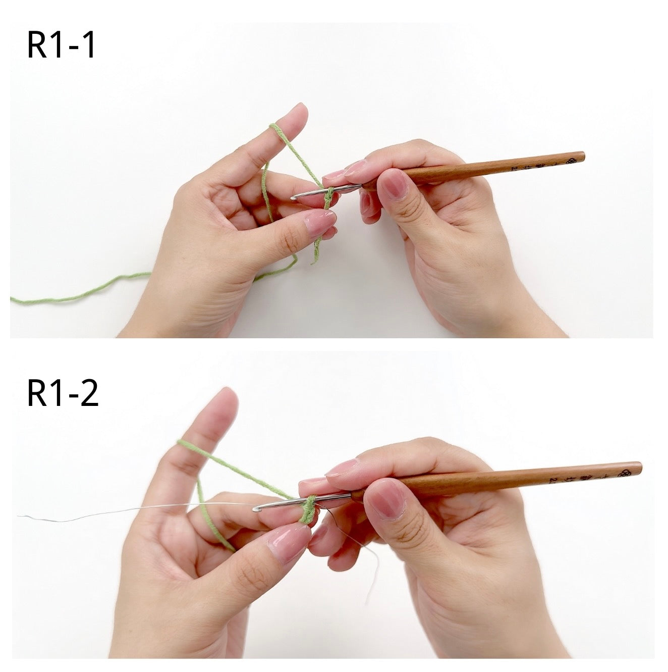 How to Crochet a Daisy Leaf (Make 2)-R1