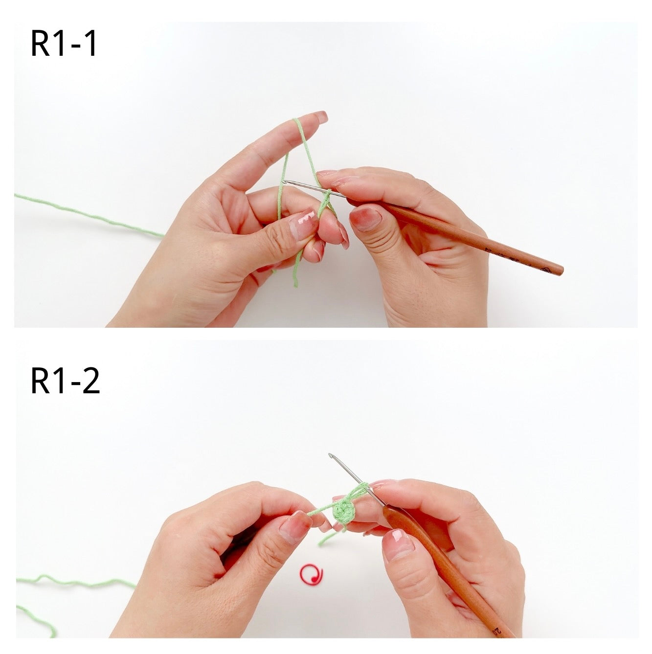 How to Crochet a Zinnia Flower Base (Make 3)-R1