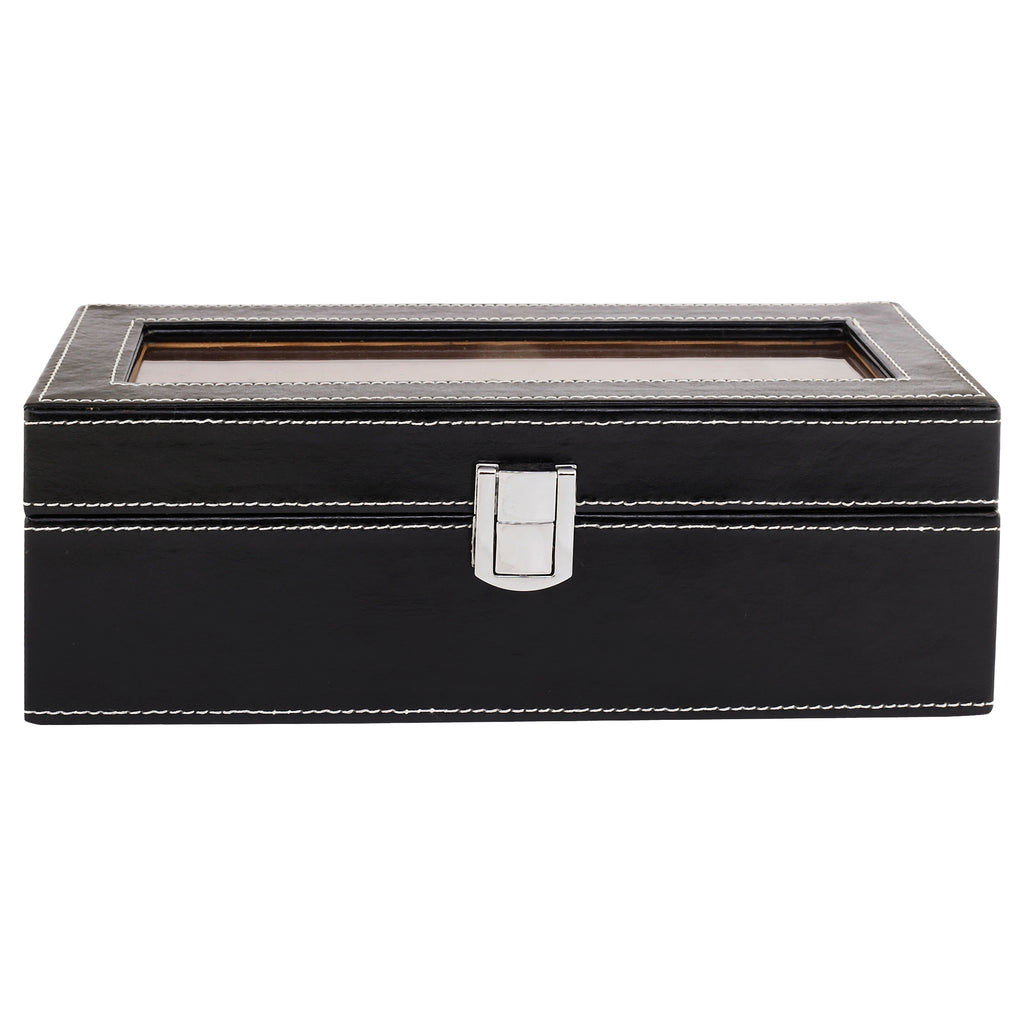 Amazon.com: KAMIER 10 Slots Watch Box Case Organizer Display for  Men,Two-Tier Wooden Watch Box Organizer For Men with watch holder and  Drawer,Walnut : Clothing, Shoes & Jewelry