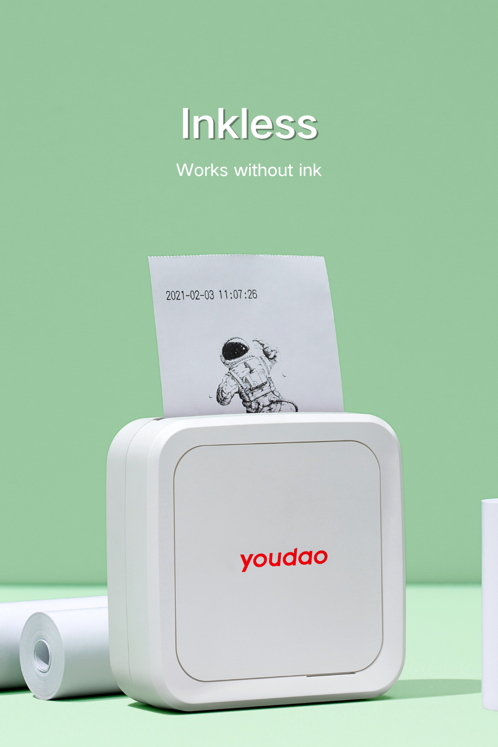 Youdao pocket printer - Thermal printer, print from your phone