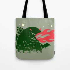 Ho Chi Minh City Japanese Monster Tote Bag by 2is3 on Society6