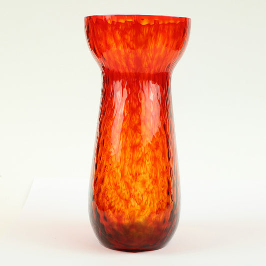 flot hyacintglas rød fra fyens glasværk