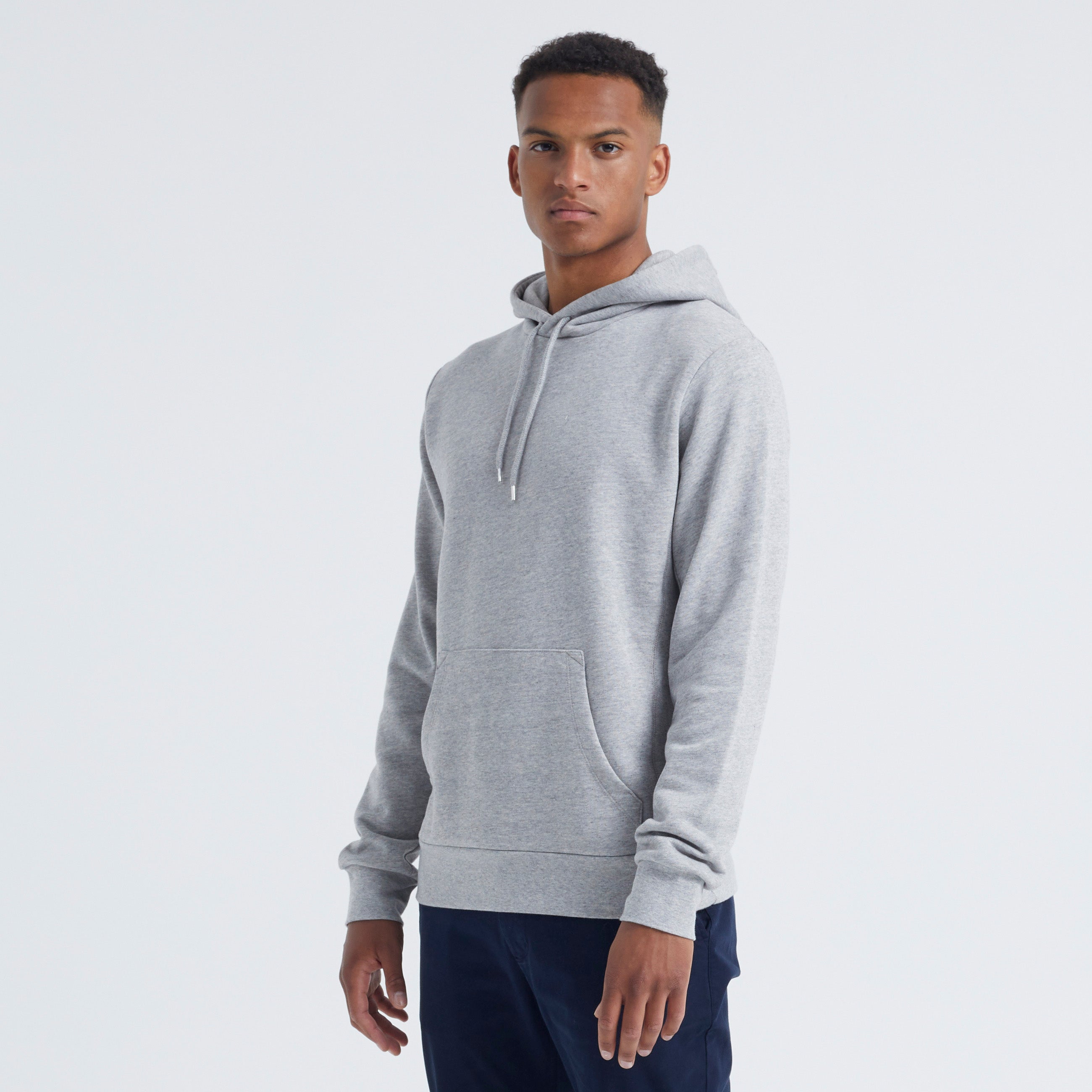 Billede af Jones The Organic Hoodie GOTS - Light Grey Melange - S / Light Grey Melange