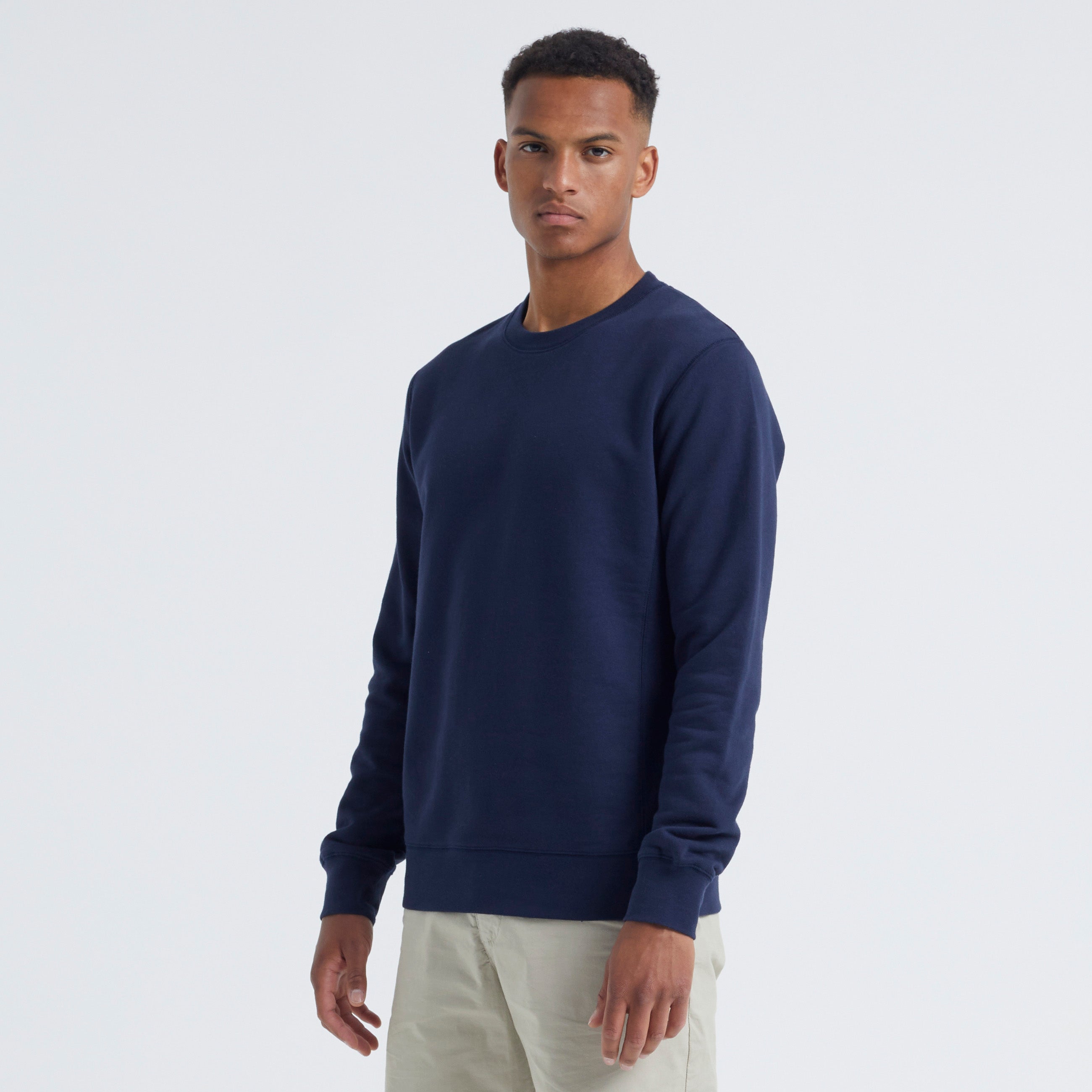 Se The Organic Sweatshirt GOTS - Navy Blazer - XL / Navy Blazer hos bygarmentmakers.dk