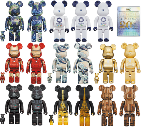 MEDICOM TOY - BE@RBRICK Olympic オリンピック 100% ＆ 400%の+marbre