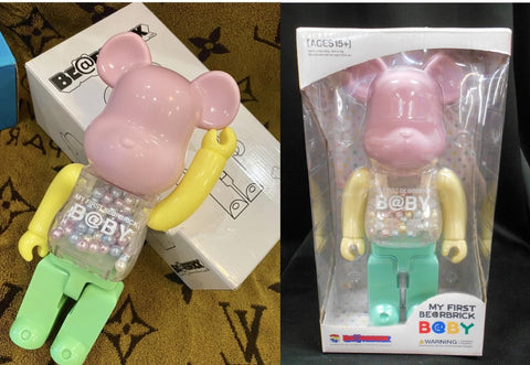 Is this a real bearbrick? The top of the box has a logo on it but