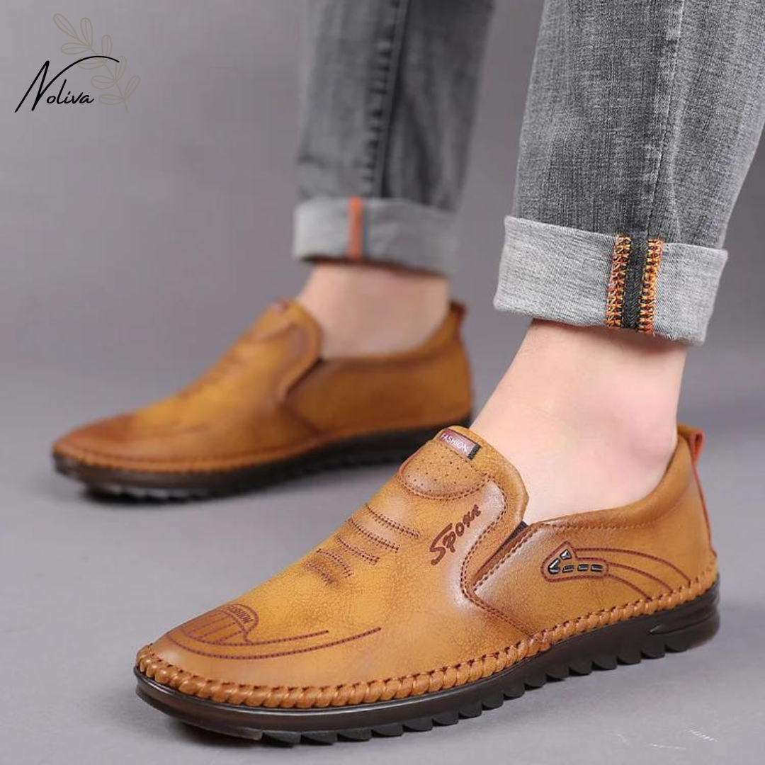 Arlo® | Pustende myke loafers av kuskinn for menn
