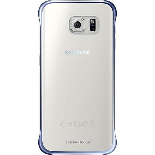wanhoop blozen Snelkoppelingen Samsung Galaxy S6 Edge Clear Hoesje Blauw - Fooniq.nl