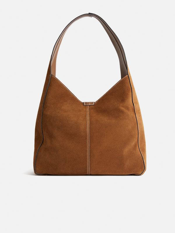 suede tote