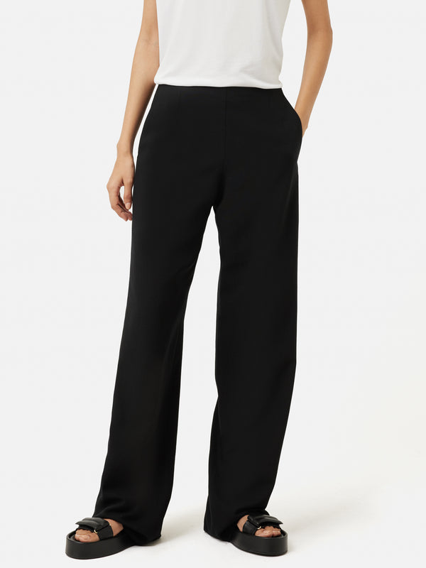 Long Cigarette Ponte Pants - Evening Forest