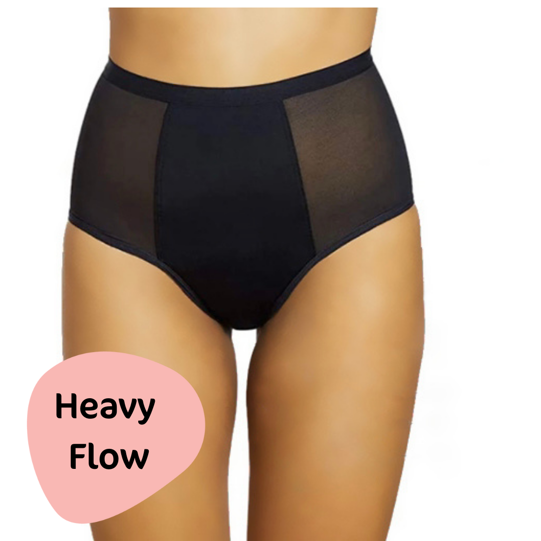 Period Underwear for Women Heavy Flow, Leak Proof Seamless High Waist Panty