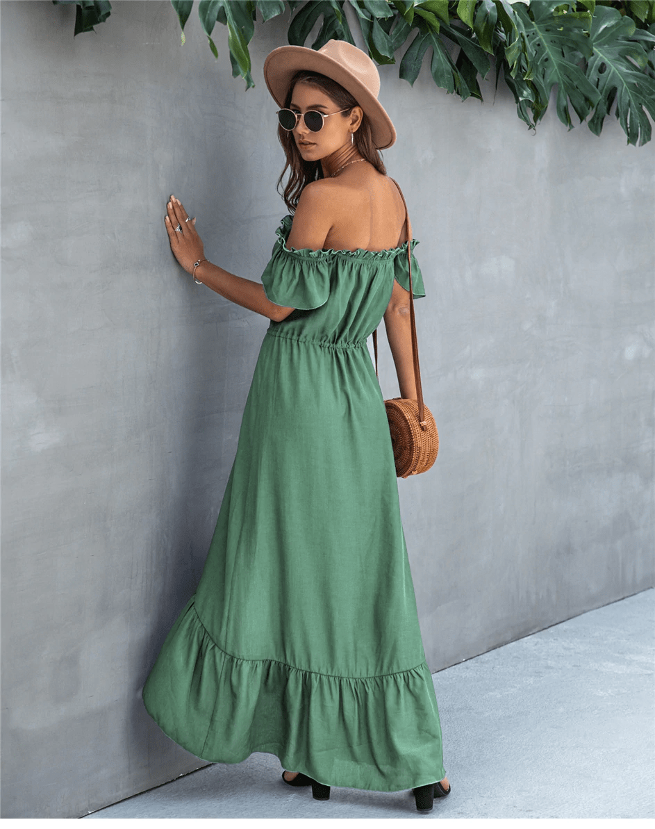 Emerald Green Boho Dress | Boho Mood