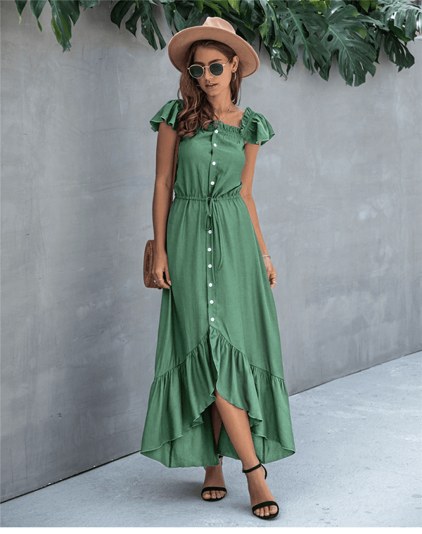 Emerald Green Boho Dress | Boho Mood