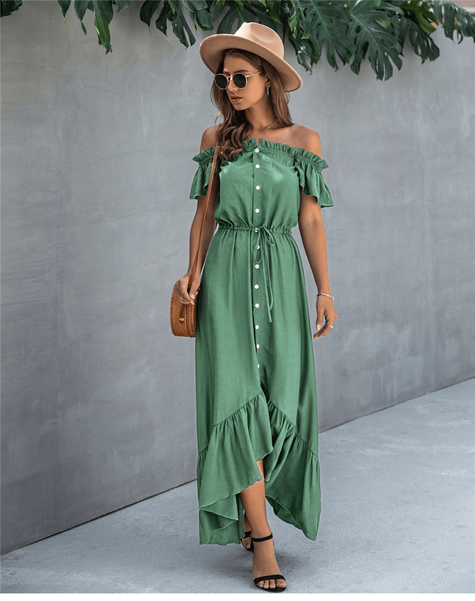 Emerald Green Boho Dress | Boho Mood