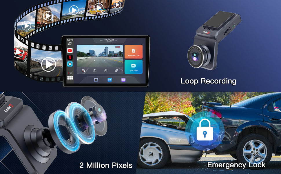 Carplay AI HD Dash Cam 4G+64G Android 9.0 Media Wireless Android Auto –  carlinkitbox
