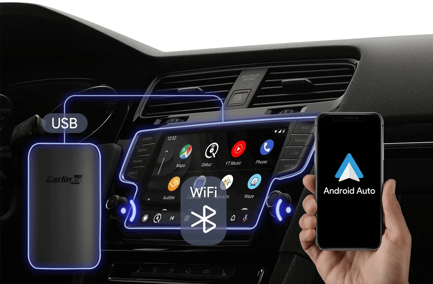 carlinkit A2A Convert Your Wired Android Auto to Wireless!