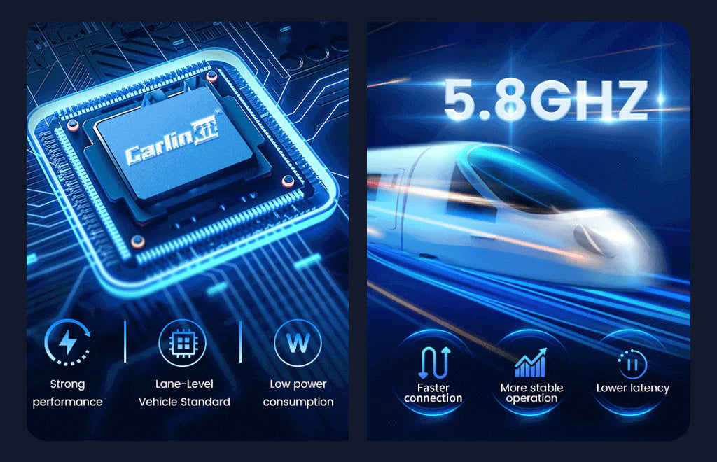 Carlinkit A2A 5.8GHz Fast and Stable Transmission