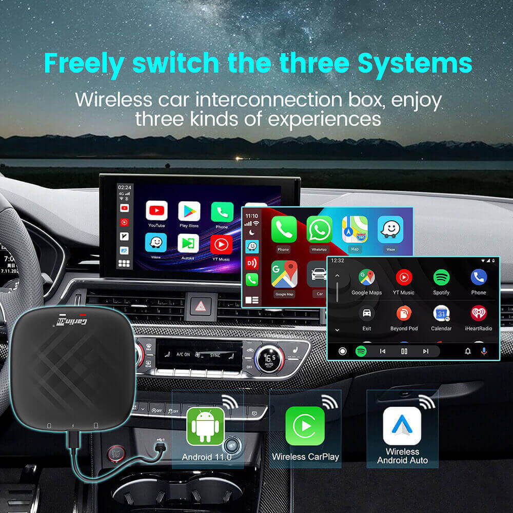 Carlinkit Android 11 Wireless Carplay AI Box Android Auto Car Multimedia  Player