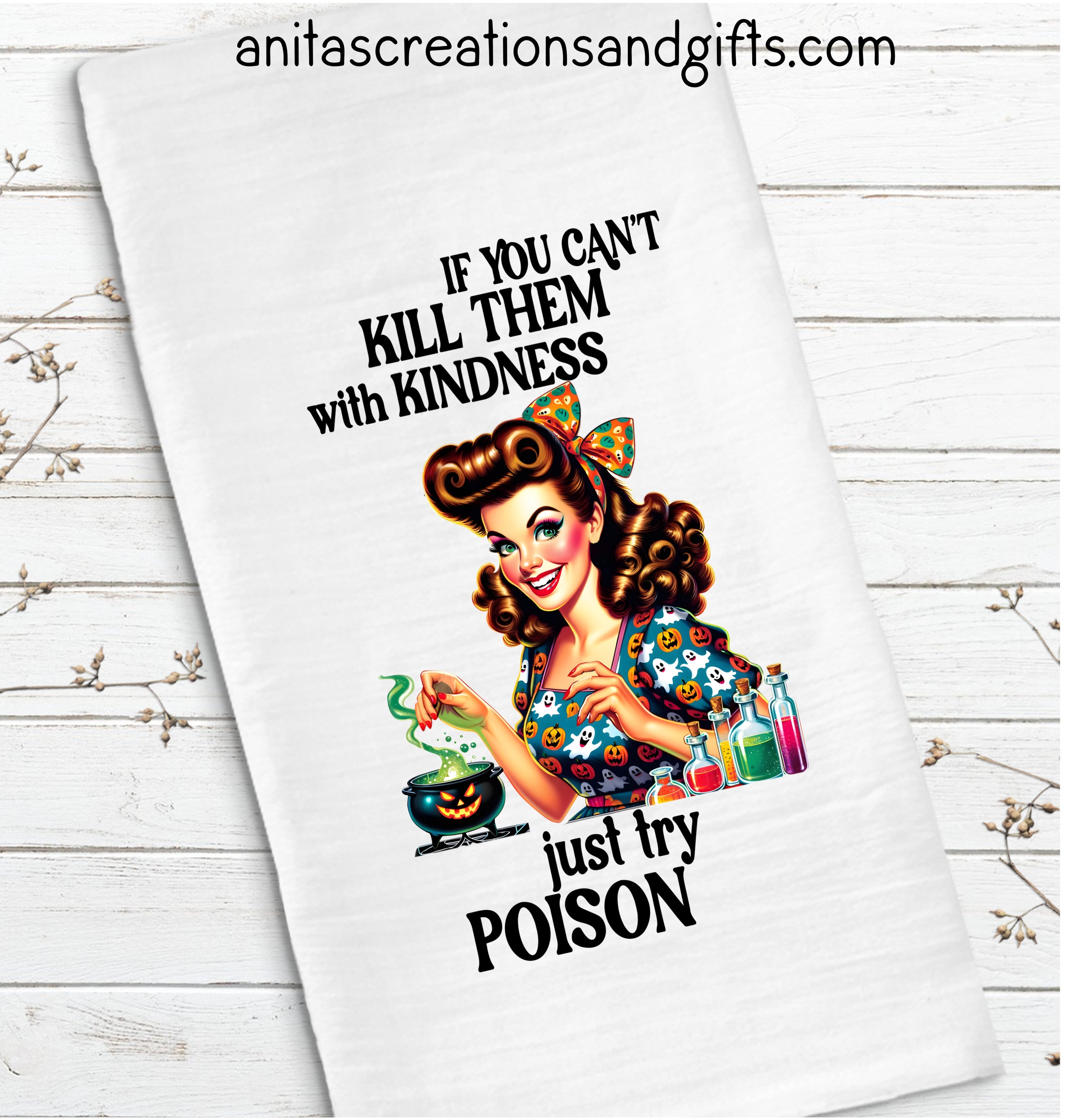 If you can't kill them with kindness, just try poison