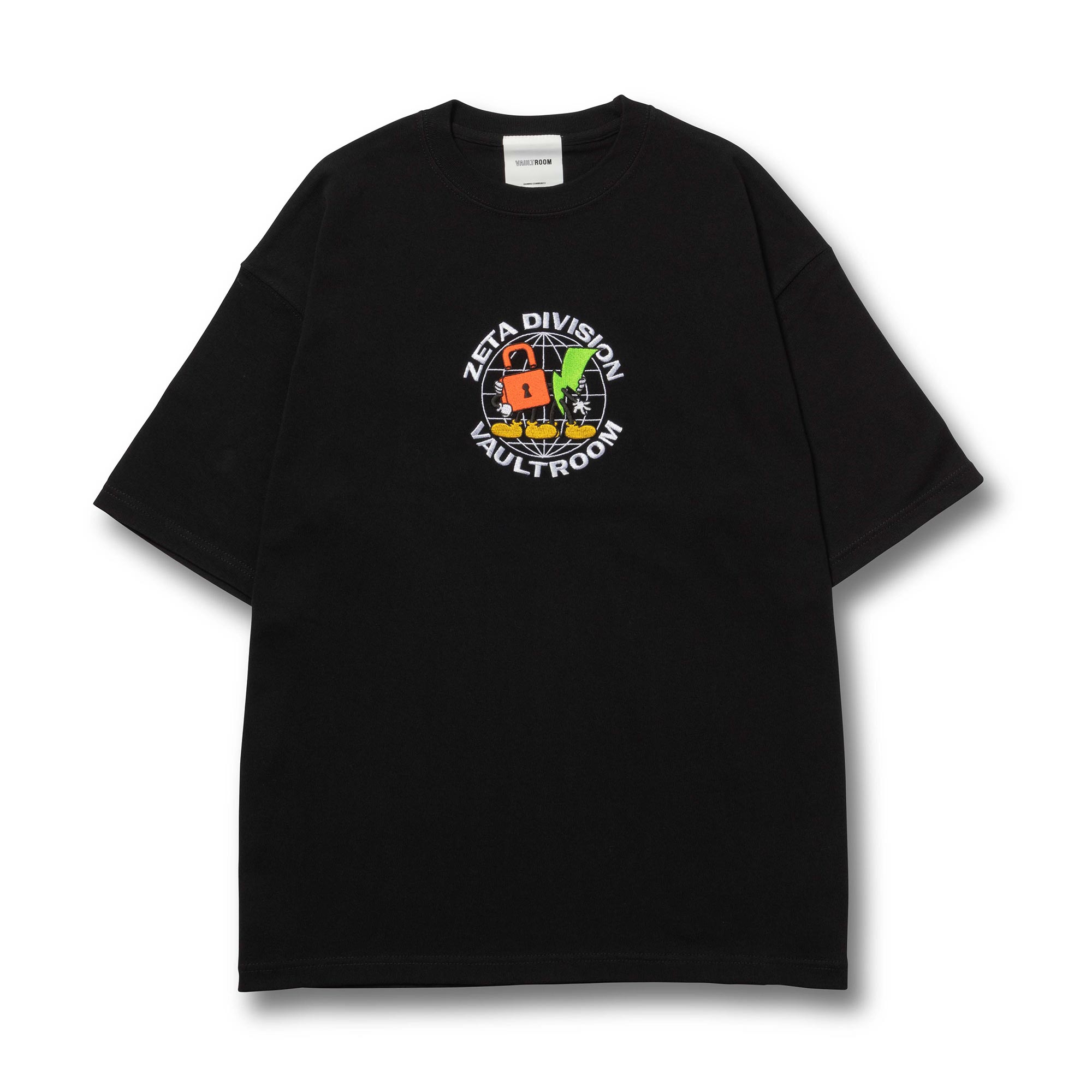 vaultroom KEYLEX×ZETA DIVISION TEE BLK 通販