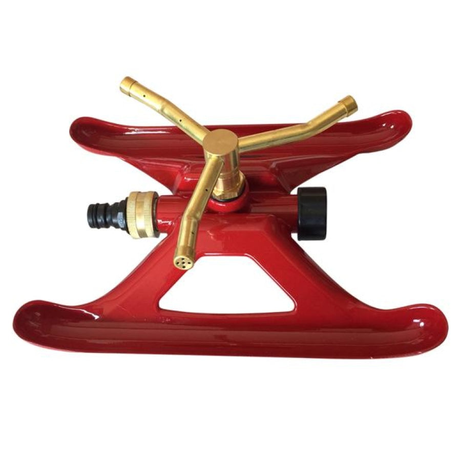 ZORRO Brass Impact Sprinkler with Heavy-Duty Step Spike - ZORRO