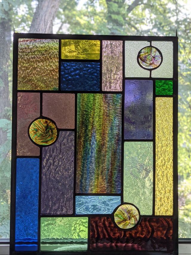 simple stained glass art