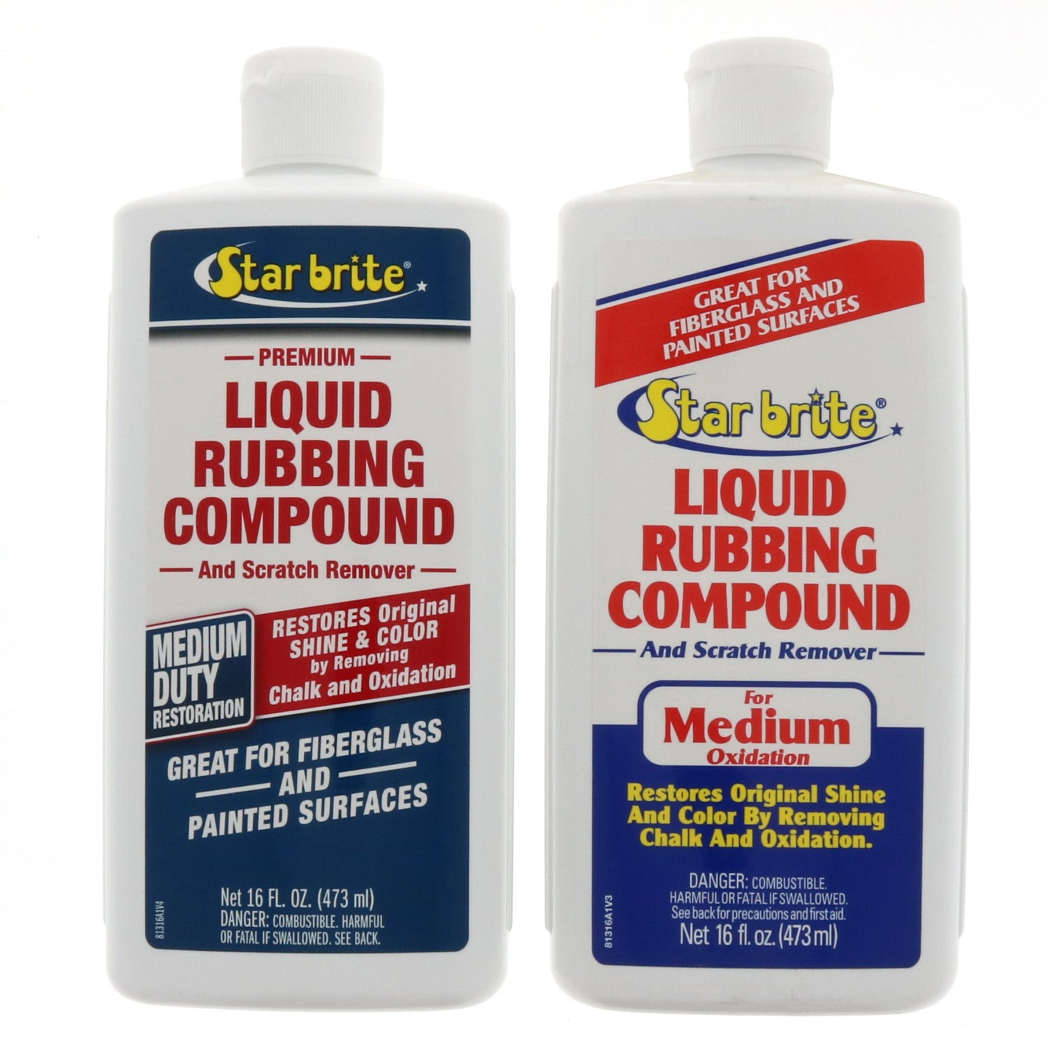 Star Brite #81316 Liquid Rubbing Compound 16 oz ~ 2-Pack