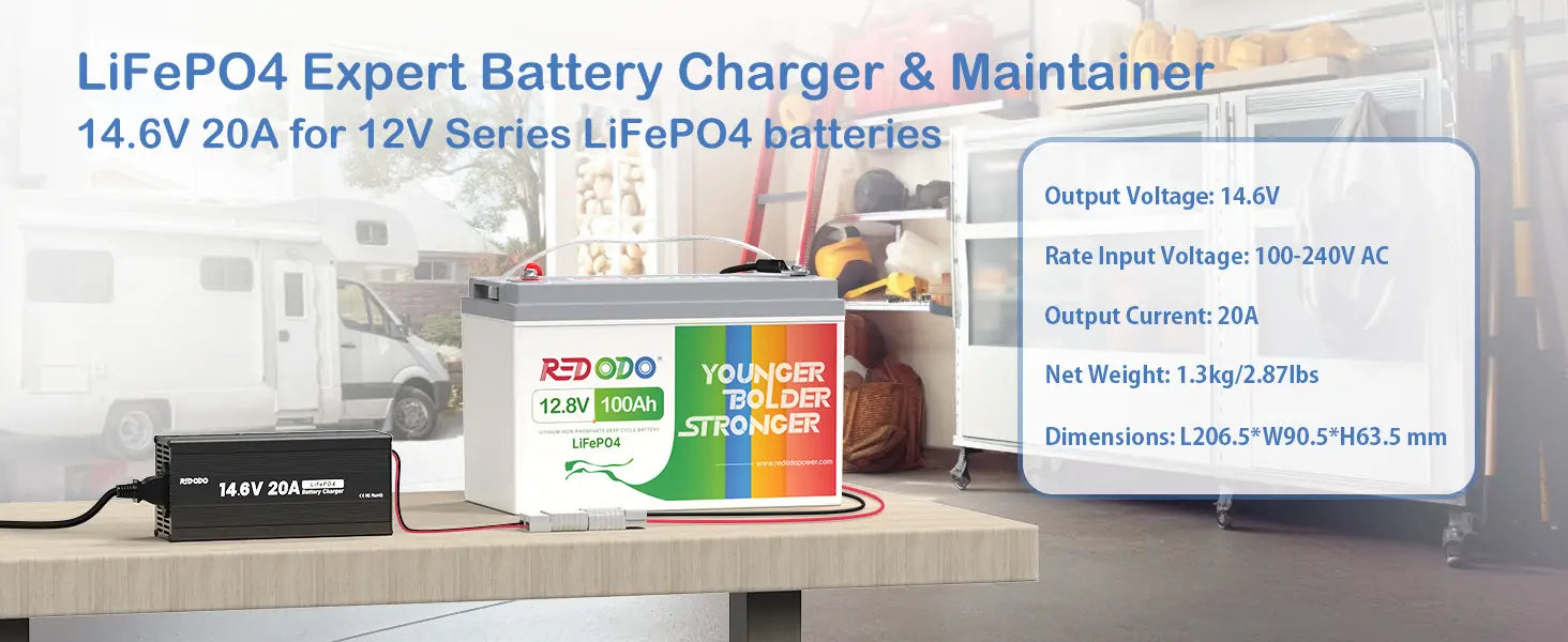 Redodo offers a 2-Year warranty for all lithium battery chargers