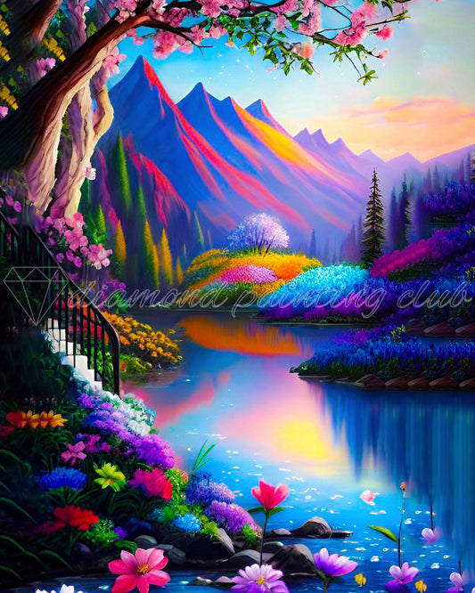 Peaceful Life Scenery Paint by number kits – All Diamond Painting Art