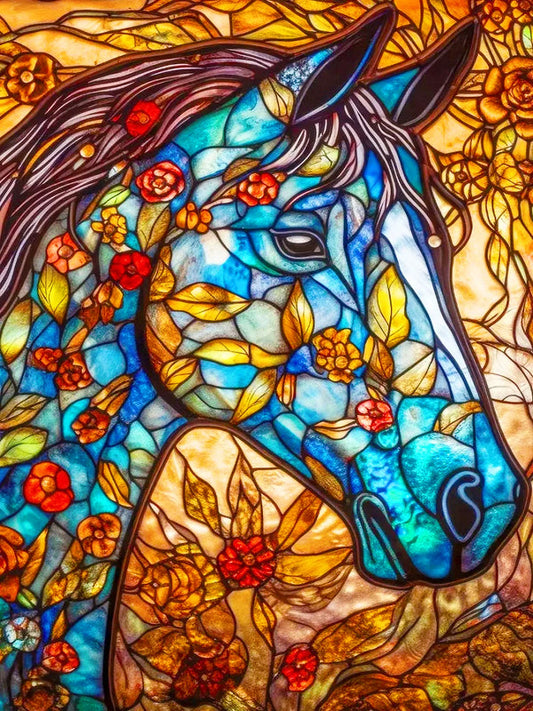 Lovely Flowers Horse Diamond Painting – All Diamond Painting Art