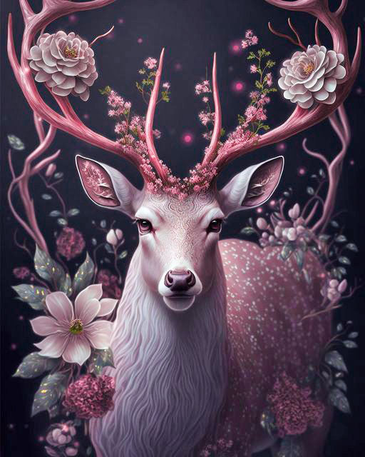 Fantasy White Deer Bead Art Kits – Best Diamond Paintings