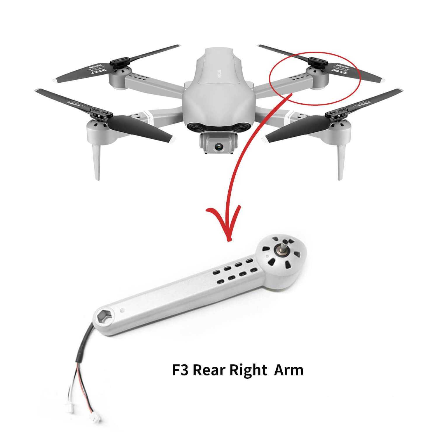 4DRC 4D-F3 GPS Drone with HD Camera for Adults