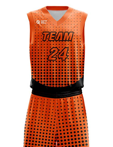 Sublimated Basketball Jersey Rockets style