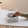 Wireless Record Player Shape Bluetooth Speaker - Classic Form, Hi-Fi Sound Unique