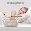5 in 1 Multifunctional Wooden Alarm Clock For Bedrooms Unique