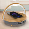 Bluetooth Speaker With Wireless Charger & Night Light & Alarm Clock Unique