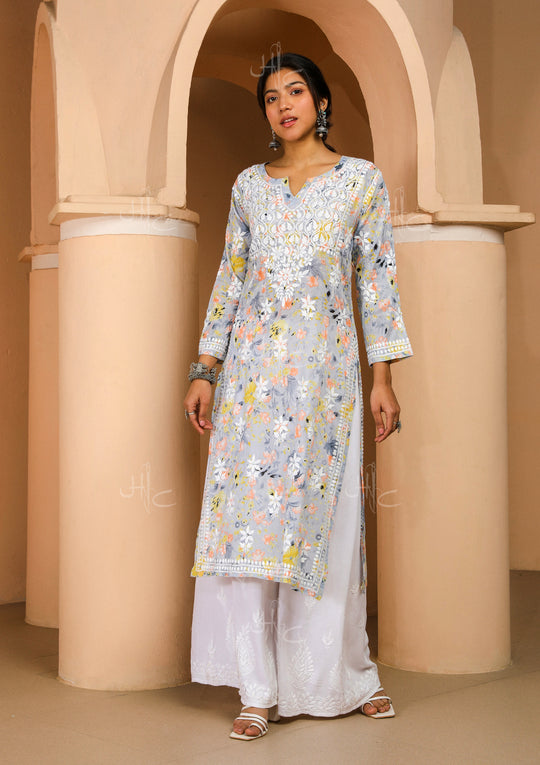 Buy SCAKHI Cotton Mulmul Floral Print Pakistani Suit Set | Shoppers Stop