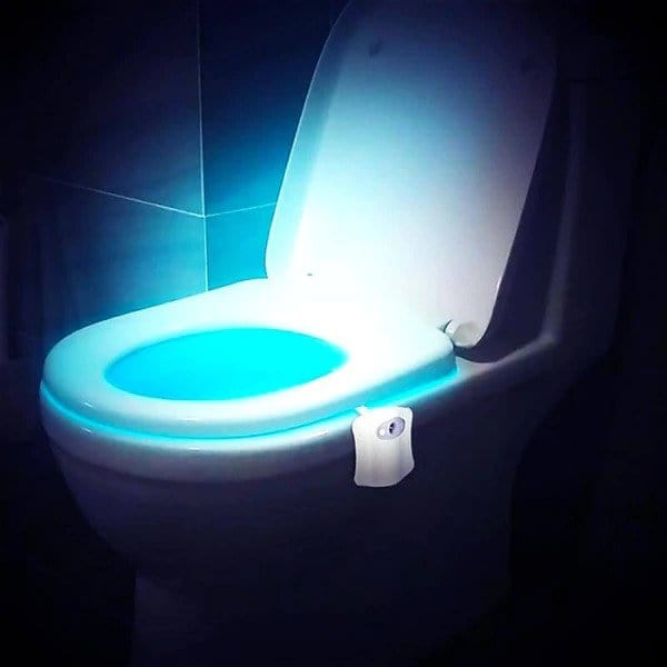 Motion Activated Disco Toilet Bowl Light - GEEKYGET