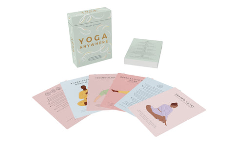Game with Yoga Anywhere Cards colorful 11 ​​× 15 × 3.5 cm hintsdeco