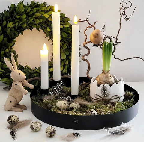 Easter decoration 2023 black and white