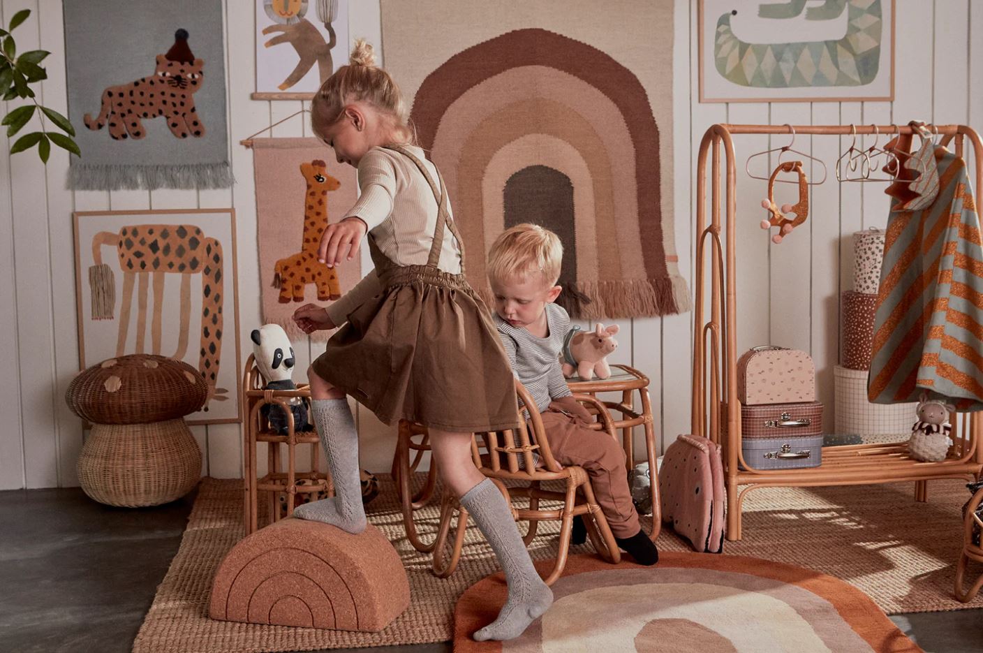 παιδικό δωμάτιο διακόσμηση σκανδιναβική