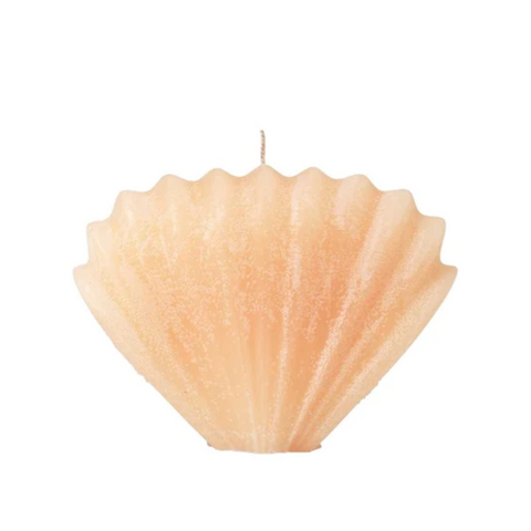 Seashell Διακοσμητικό Κερί Ροδακινί, W15XL6XH10CM Broste Copenhagen