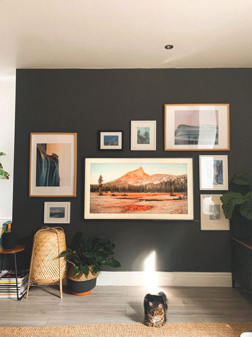 5 ideas to feel happy in your home gallery wall black wall